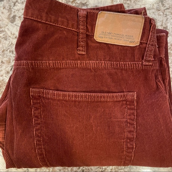Old Navy Other - Old Navy corduroy pants copper size 38/32
